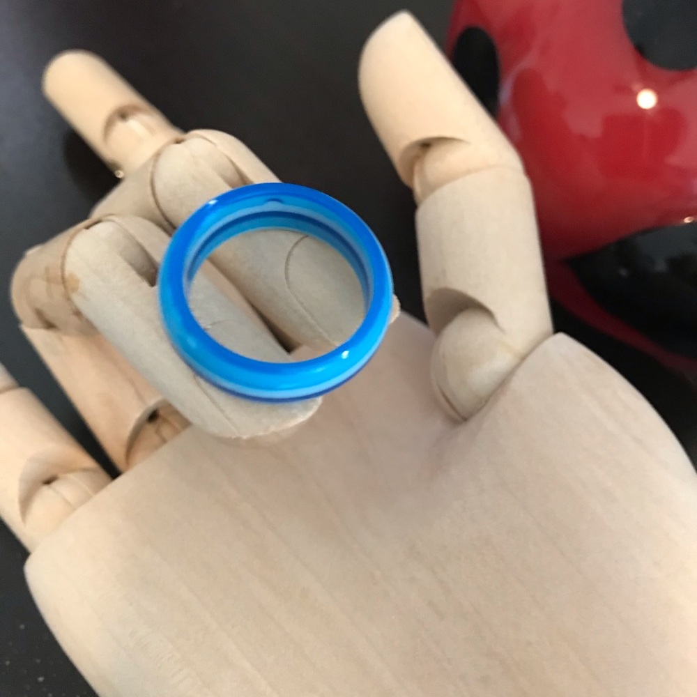 Parallel color bubble ring - Picture 3 of 4